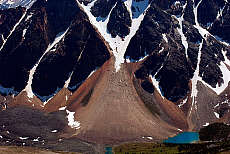 Canada, Banff National Park, View near Lake Louise.