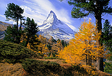 2001-212228-01 &copy; eStock Switzerland, Valais, Zermatt, Matterhorn mountain.