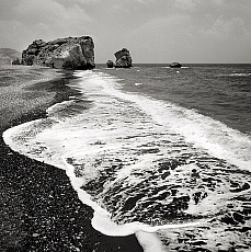 2001-212254-01 &copy; eStock Cyprus, Pafos, Petra tou Romiou (rock), Aphrodite's birthplace.