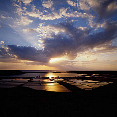 2001-212278-01 &copy; eStock Canary Islands, Lanzarote, Salinas de Janubio, the old salt pans in the area of Janubio.